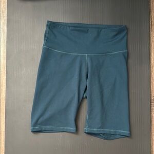 Old Navy Blue Bike Shorts High-Waisted Athletic